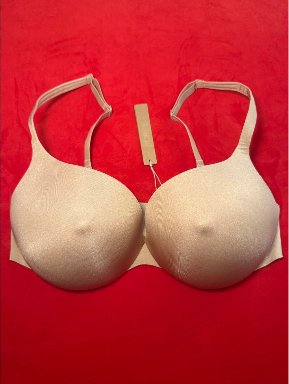 Skims Ultimate Nipple Wireless Push Up Bra Color Clay Size 34DD